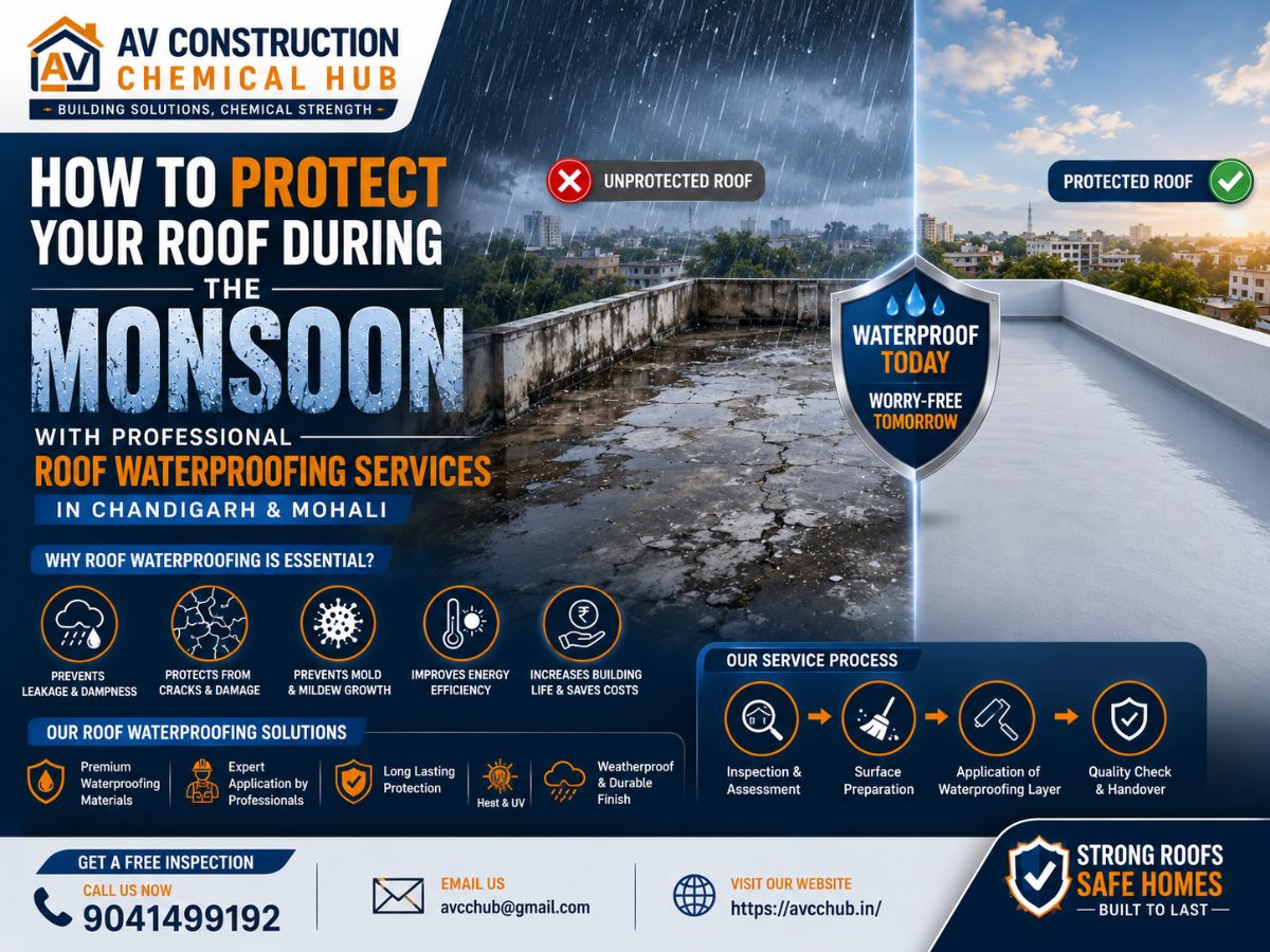 Roof Waterproofing Services in Chandigarh & Mohali